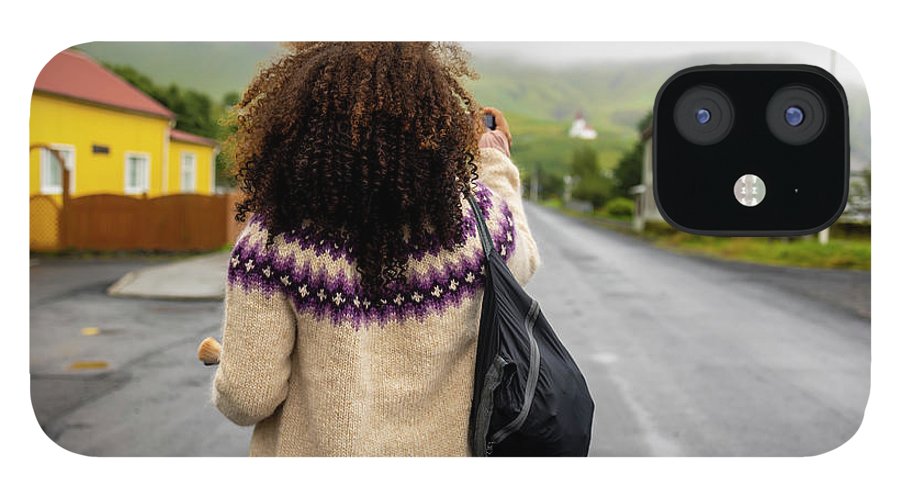 Black Woman Traveler  - Phone Case