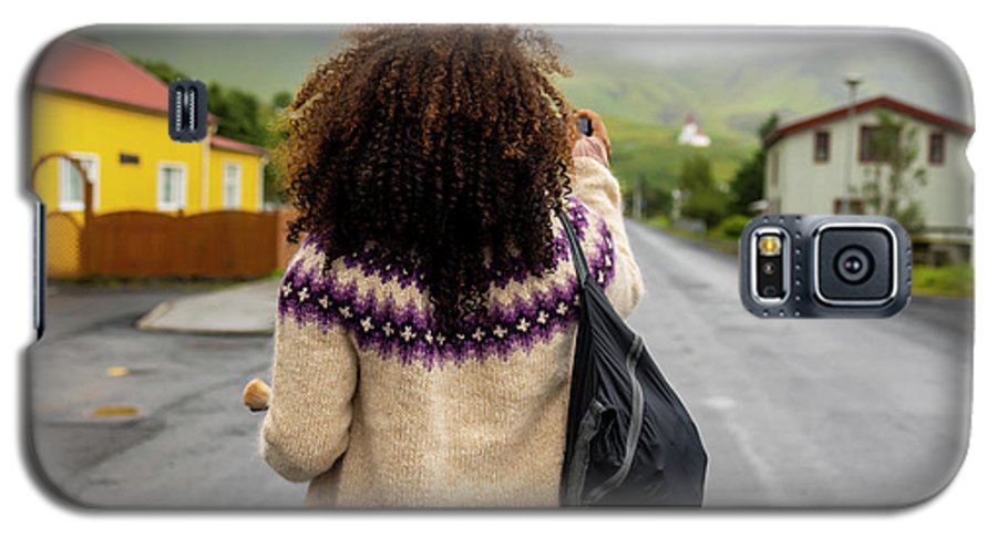 Black Woman Traveler  - Phone Case