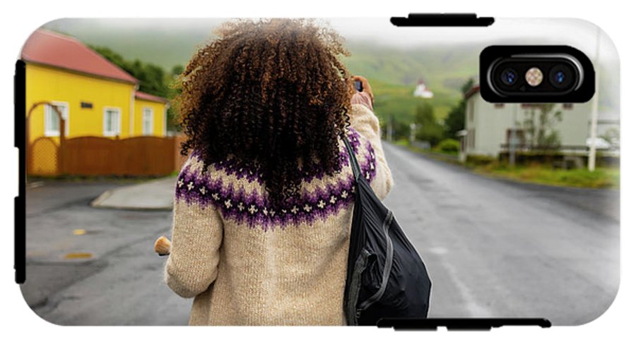 Black Woman Traveler  - Phone Case