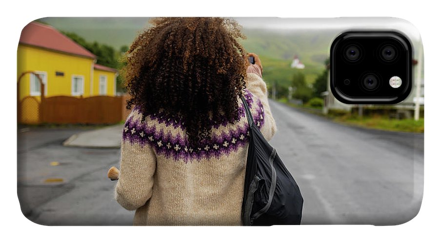 Black Woman Traveler  - Phone Case