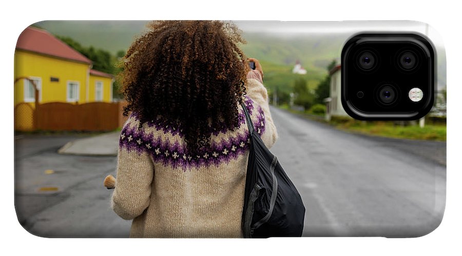 Black Woman Traveler  - Phone Case