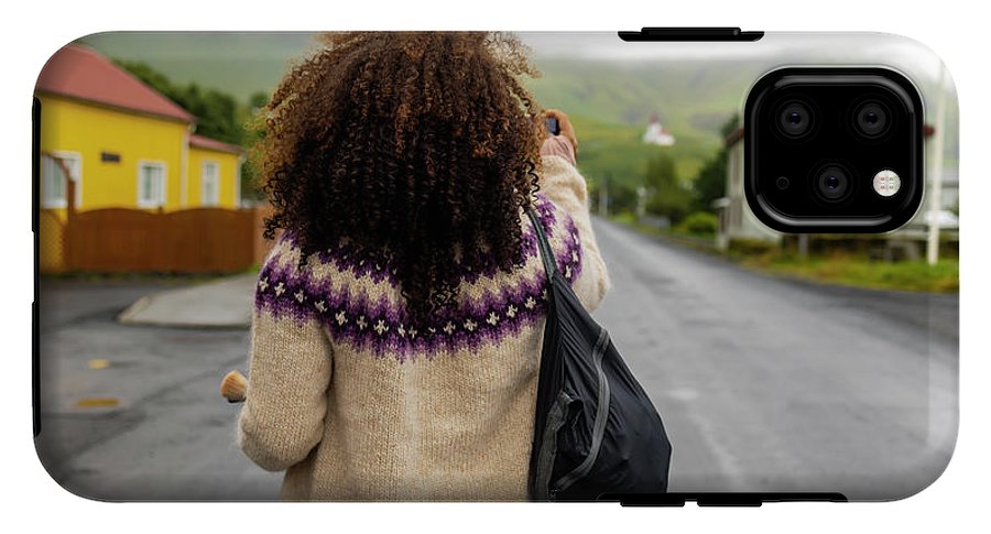 Black Woman Traveler  - Phone Case