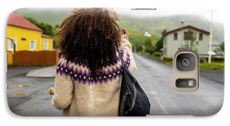 Black Woman Traveler  - Phone Case