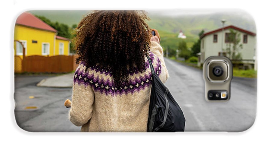 Black Woman Traveler  - Phone Case