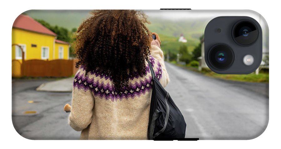 Black Woman Traveler  - Phone Case