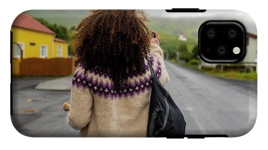 Black Woman Traveler  - Phone Case