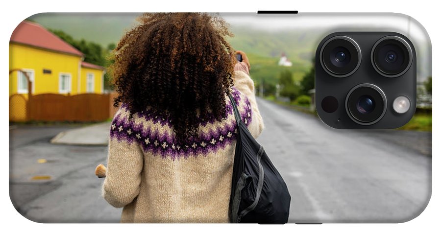 Black Woman Traveler  - Phone Case