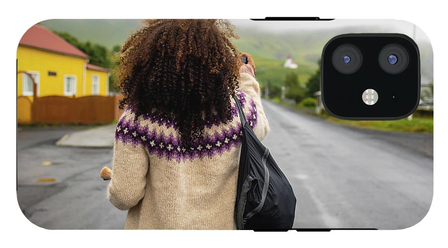 Black Woman Traveler  - Phone Case