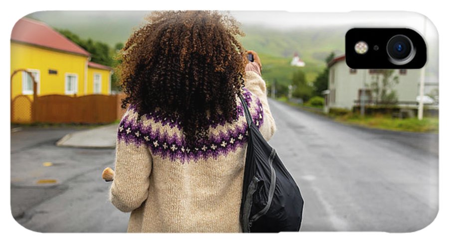 Black Woman Traveler  - Phone Case