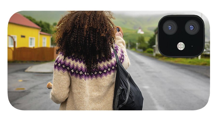 Black Woman Traveler  - Phone Case