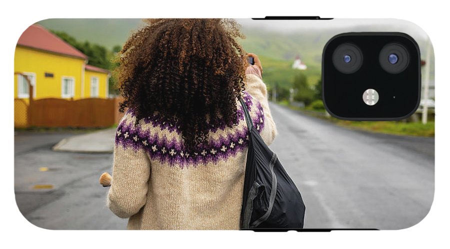 Black Woman Traveler  - Phone Case