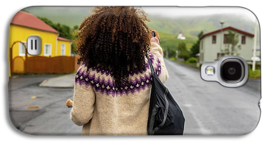 Black Woman Traveler  - Phone Case