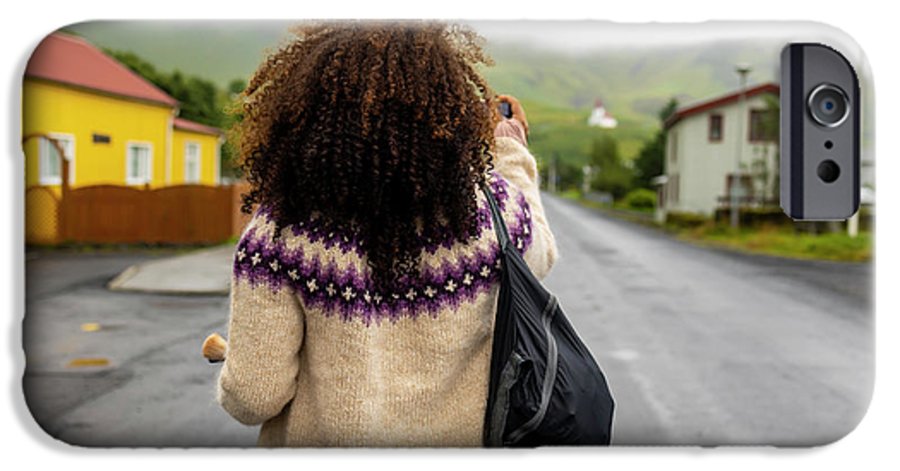 Black Woman Traveler  - Phone Case