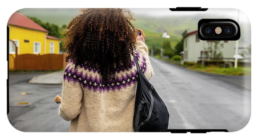 Black Woman Traveler  - Phone Case