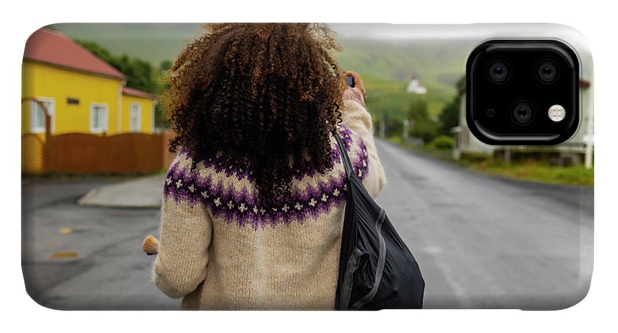 Black Woman Traveler  - Phone Case