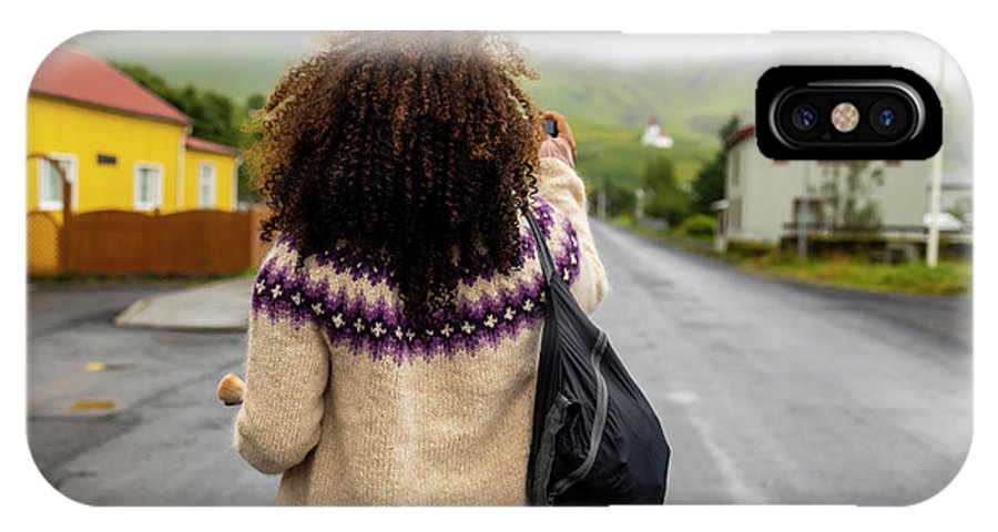 Black Woman Traveler  - Phone Case