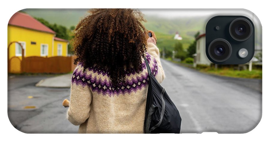 Black Woman Traveler  - Phone Case