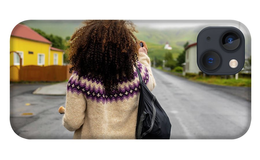 Black Woman Traveler  - Phone Case