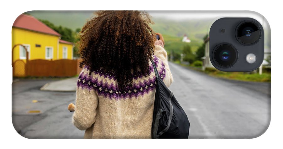 Black Woman Traveler  - Phone Case