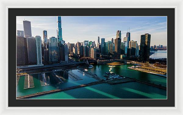 Chicago Skyline 10 - Framed Print