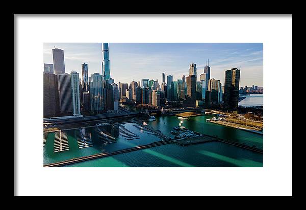 Chicago Skyline 10 - Framed Print