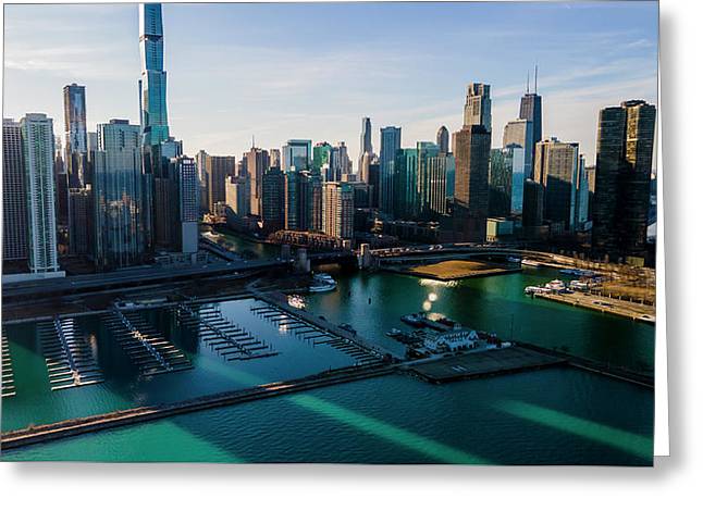 Chicago Skyline 10 - Greeting Card