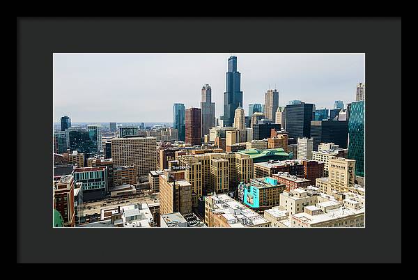 Chicago Skyline Summer 2023 - Framed Print