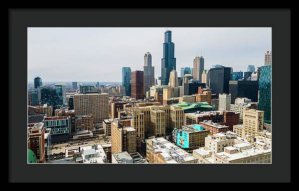 Chicago Skyline Summer 2023 - Framed Print