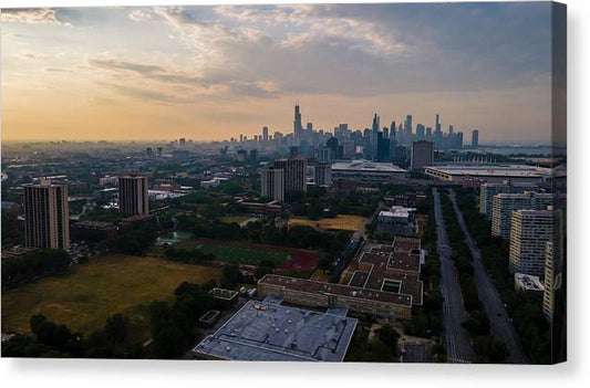 Chicago Skyline Summer - Canvas Print