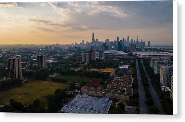 Chicago Skyline Summer - Canvas Print