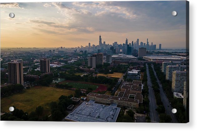 Chicago Skyline Summer - Acrylic Print