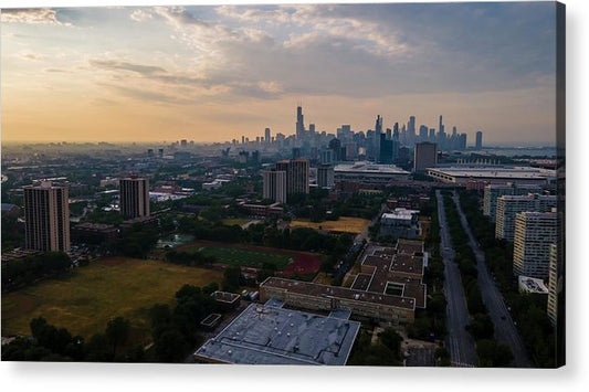 Chicago Skyline Summer - Acrylic Print