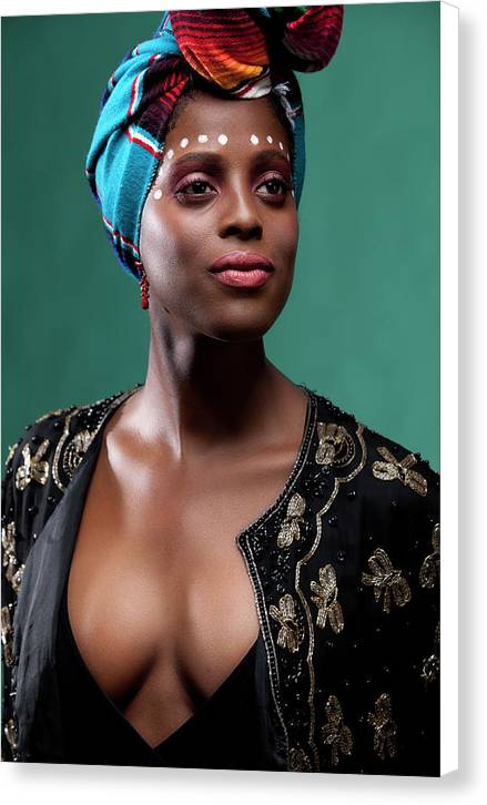 classic African beauty 2 - Canvas Print