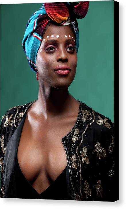 classic African beauty 2 - Canvas Print