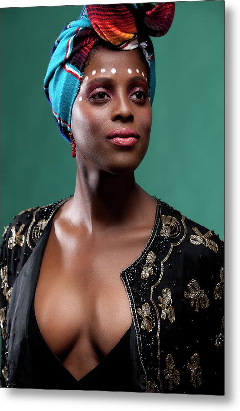 classic African beauty 2 - Metal Print