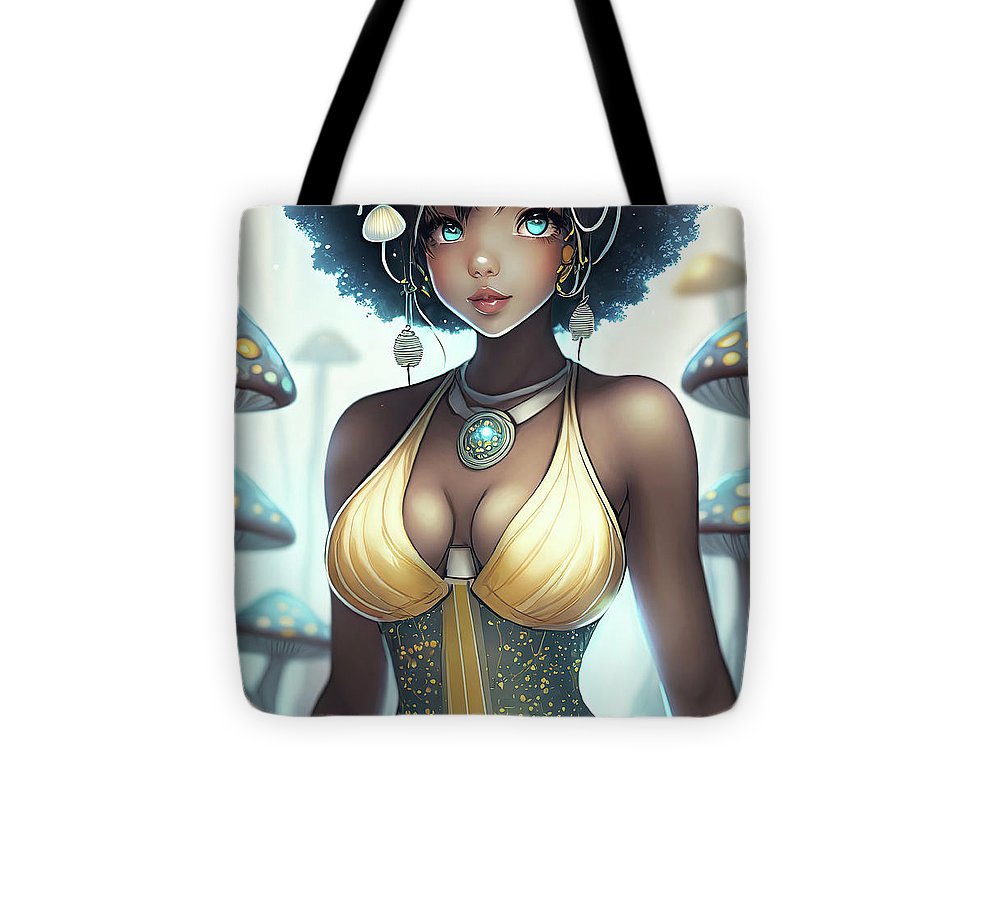 Mushroom fantasy woman  - Tote Bag