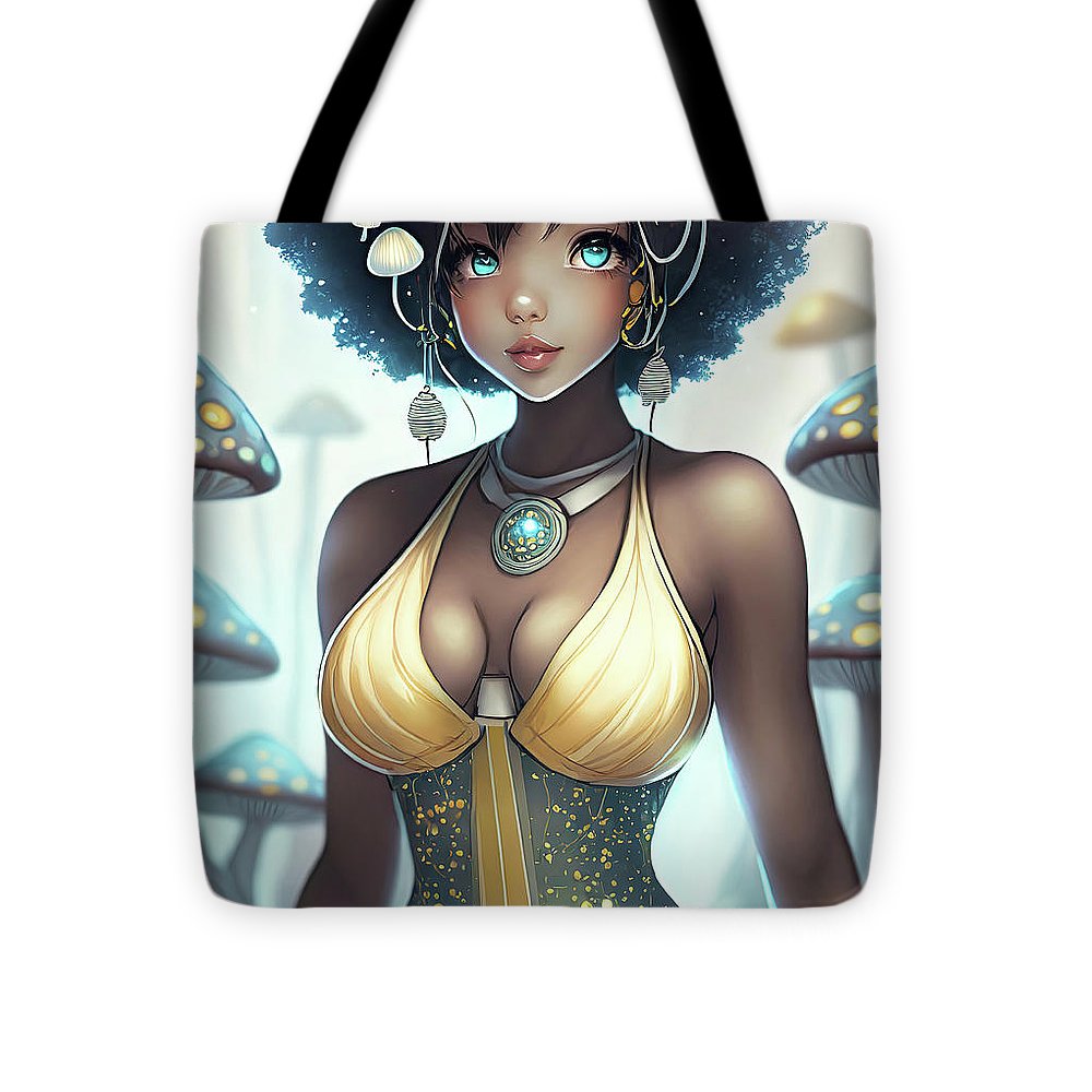 Mushroom fantasy woman  - Tote Bag