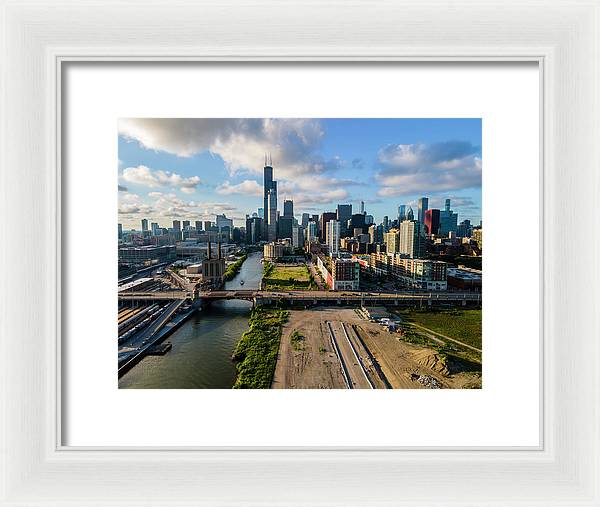 Ping Tom Park Chicago 2 - Framed Print