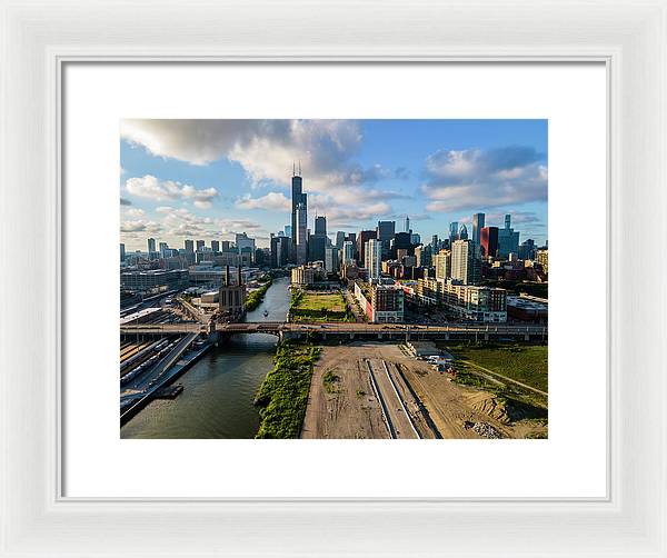 Ping Tom Park Chicago 2 - Framed Print