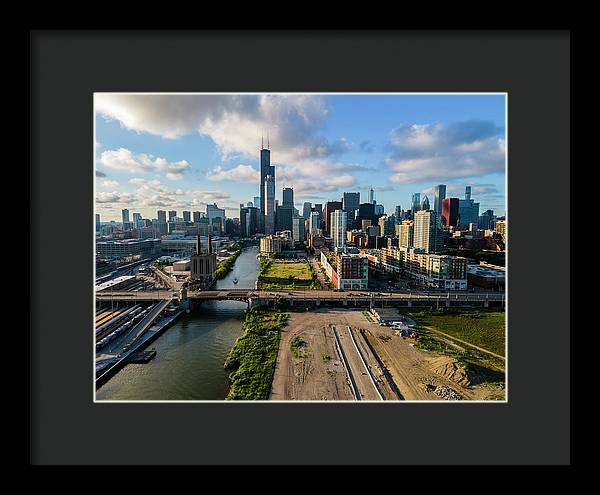 Ping Tom Park Chicago 2 - Framed Print