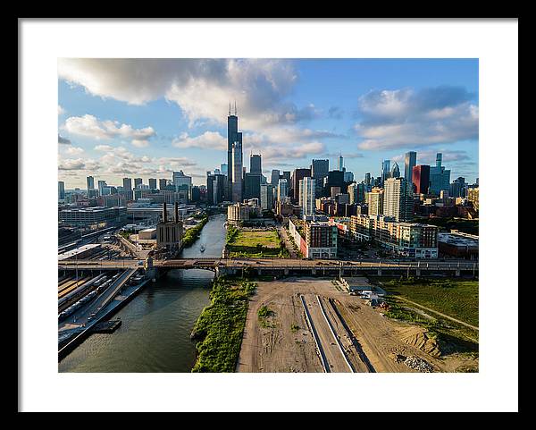 Ping Tom Park Chicago 2 - Framed Print