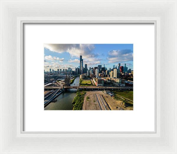 Ping Tom Park Chicago 2 - Framed Print