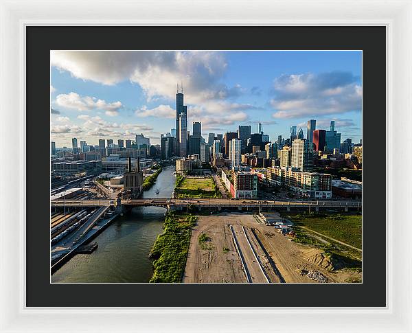 Ping Tom Park Chicago 2 - Framed Print