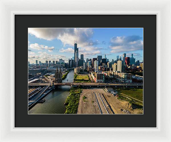 Ping Tom Park Chicago 2 - Framed Print