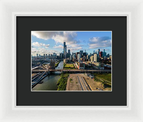 Ping Tom Park Chicago 2 - Framed Print