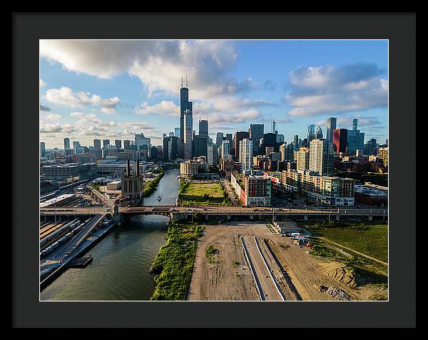 Ping Tom Park Chicago 2 - Framed Print