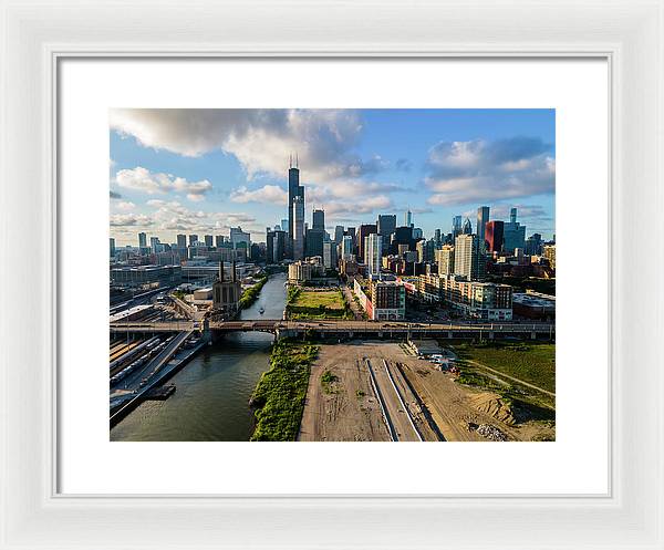 Ping Tom Park Chicago 2 - Framed Print