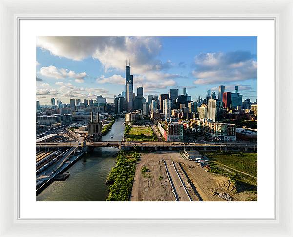 Ping Tom Park Chicago 2 - Framed Print