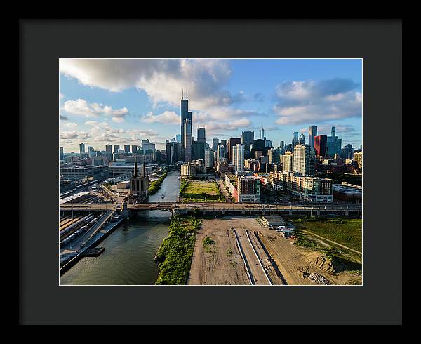 Ping Tom Park Chicago 2 - Framed Print