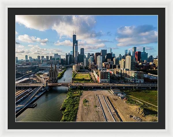 Ping Tom Park Chicago 2 - Framed Print